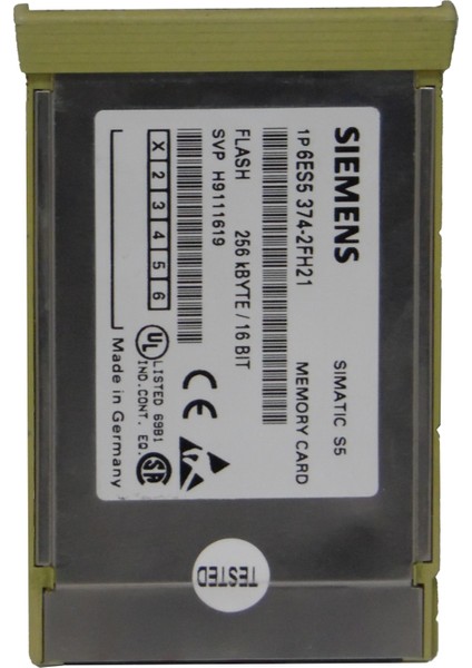 6ES5374-2FH21 Memory Card, Flash, 256KB, Long Type