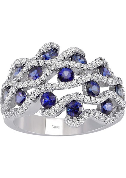 Safir ve Pırlanta Taşlı Yüzük 0404R0305 fiyatları