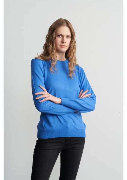 Çetinkaya Miramira 2275 Bisiklet Yaka Triko Koyu Mavi fiyatları