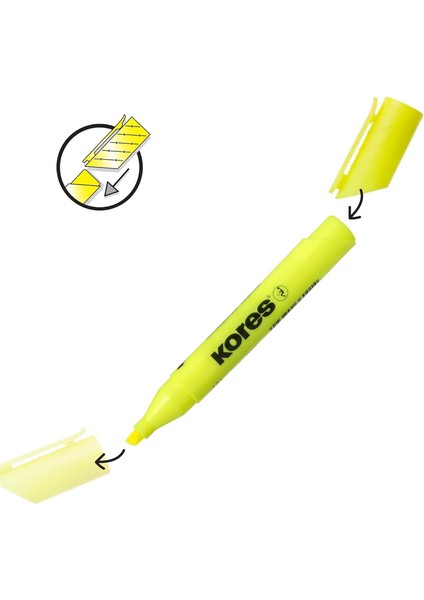 High Liner Plus, Fosforlu Kalem - Sarı