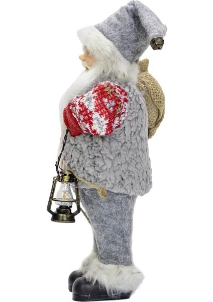 Noel Baba Gri 30 cm fiyatları