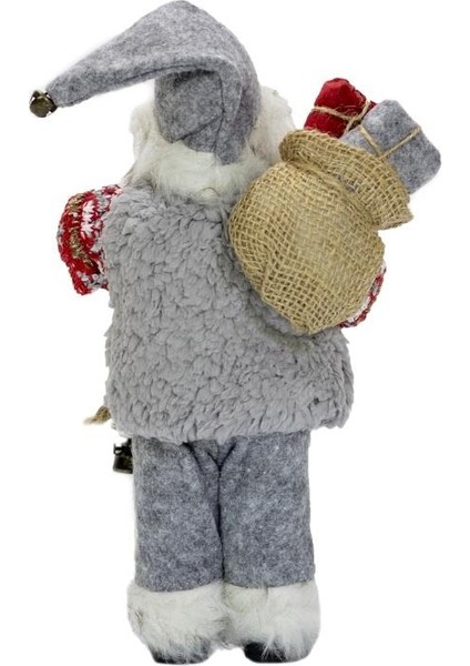 Noel Baba Gri 30 cm fırsatları