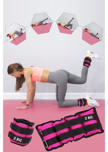 Fuşya Deluxe Comfort El Ayak Ağırlığı