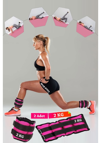 Fuşya Deluxe Comfort El Ayak Ağırlığı fiyatları