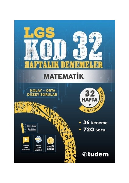 8. Sınıf Matematik Kod 32 Haftalık Denemeleri