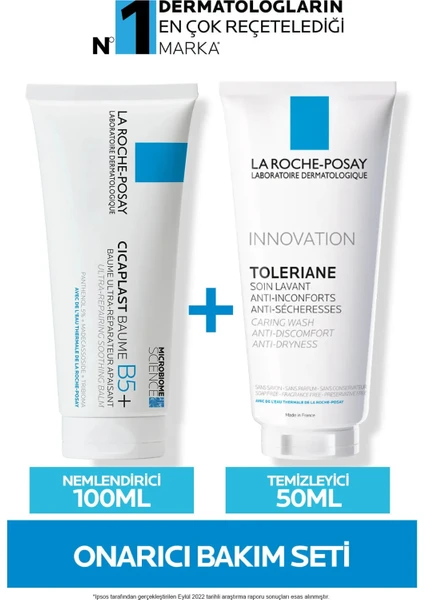 La Roche-Posay Cicaplast Baume Nemlendirici 100ML Toleriane Caring Wash Temizleyici 50ML