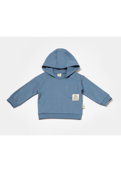 Babycosy Organik Kapüşonlu Sweatshirt & Pantolon Seti