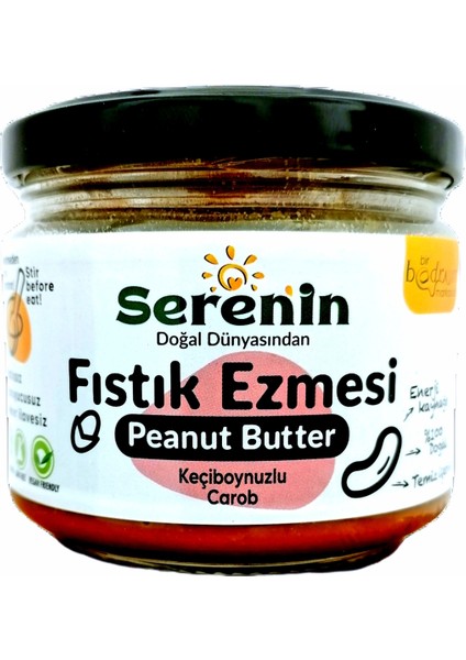 Keçiboynuzlu Fıstık Ezmesi 250 gr