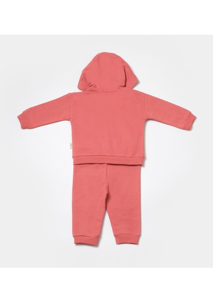 Babycosy Organik Kapüşonlu Sweatshirt & Pantolon Seti