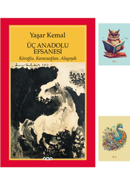 Üç Anadolu Efsanesi - Yaşar Kemal + Not Defterli seti