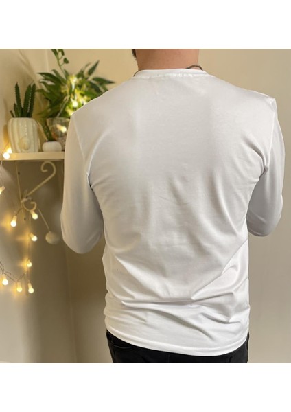 Erkek Slim Fit Dar Kesim Bisiklet Yaka Uzun Kol Pamuklu Tişört indirimleri