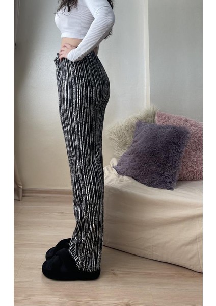 Kadın Kadife Pijama Altı Eşofman Pamuklu modelleri