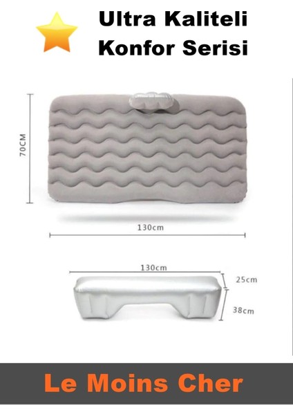 Lada 21120 Şişme Yatak Araba ve Kamp Yatağı Çanta Elektrikli Pompa Tamir Kiti ve Yastıklı Yatak Seti fırsatları