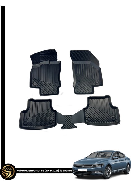 Volkswagen Passat B8 3D Oto Paspas Uyumlu Specıal
