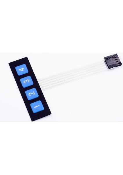 1x4 Membrane Matrix Tuş Takımı