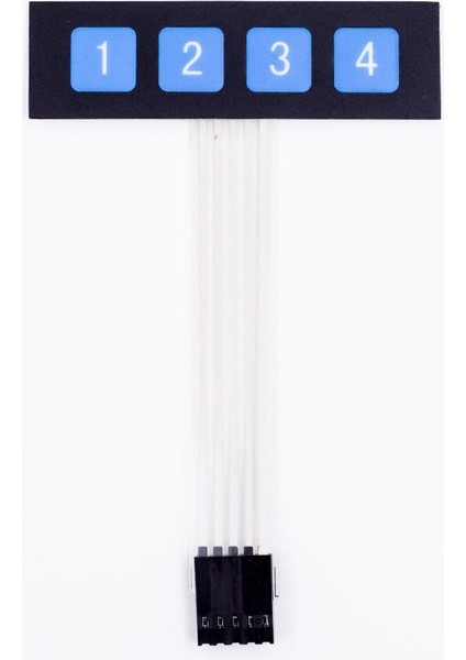 1x4 Membrane Matrix Tuş Takımı