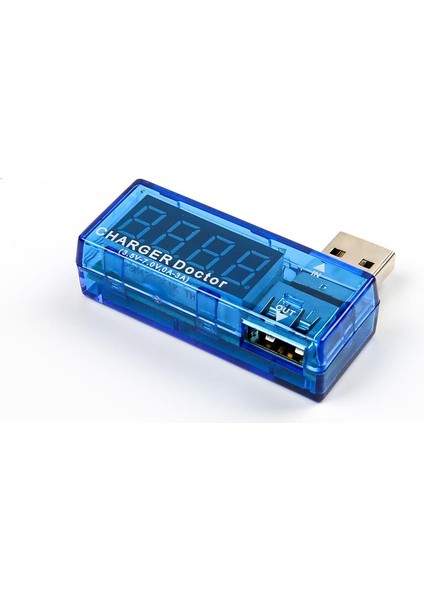 Dijital USB Mobil Güç (Akım ve Voltaj) Test Cihazı