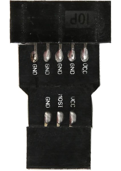 AVRISP USBASP STK500 için 10 Pini 6 Pine Dönüştürücü Kartı