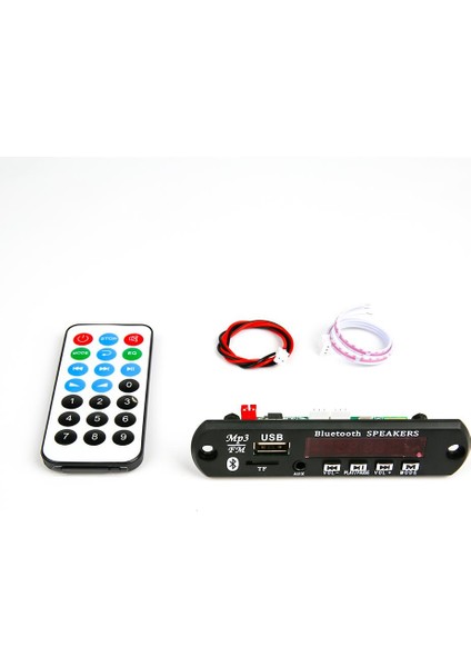 Bluetooth MP3 Çözücü Modülü (SD Kart, USB 2.0, FM Radyo, Kumanda)