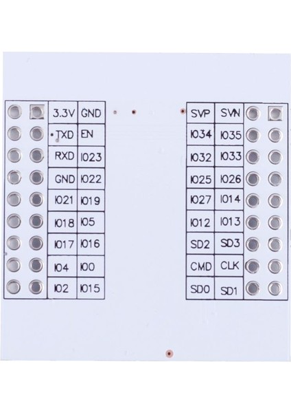 ESP-32S Modülü için Bağlayıcı Kart
