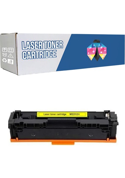 Hp 207X-W2212X Color Laserjet Pro Mfp M283FDW 1.250 Syf Sarı Çipsiz