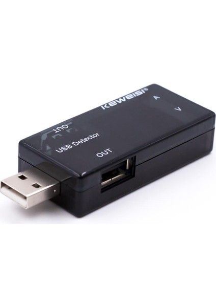 USB Akım Gerilim Test Cihazı Volt Amper Ölçer Çift USB Çıkışlı fırsatları