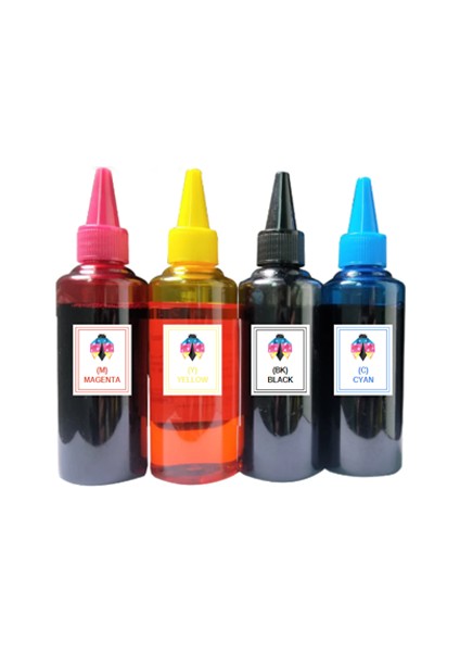 Canon Pixma E4240/E414/E484/E3340 Yazıcı 100 ml Muadil Mürekkep Seti