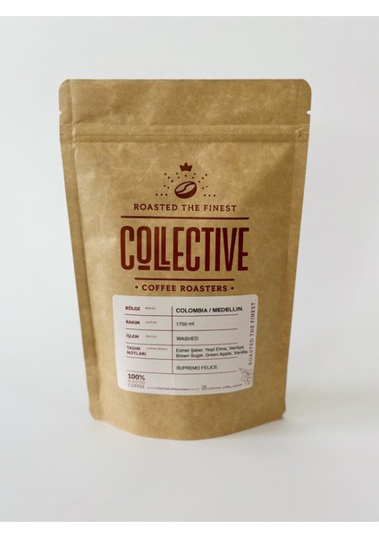 Kolombiya Supremo Felice 1 kg Kahve