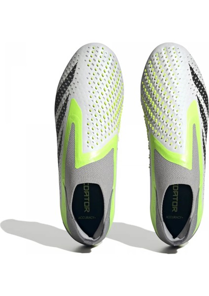 Predator Accuracy Fırm Ground Soccer Cleats Beyaz Unisex Krampon GZ2604 modelleri