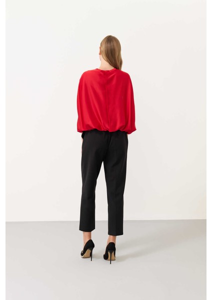 Saten Bluz Kırmızı K2413026_006 fırsatları