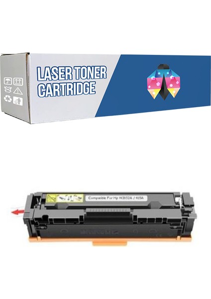 Hp 415A-W2032A Laserjet Pro Mfp M478FDN - M479DN Sarı 2.400 Syf Çipsiz Muadil Toner