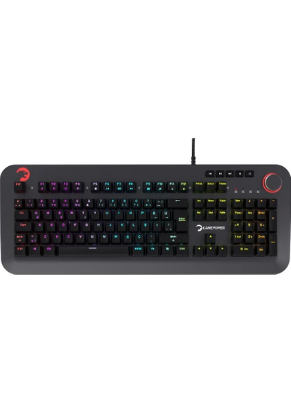 Starscream 60M Rgb Kırmızı Switch 60 Milyon Türkçe Q USB Suya Dayanıklı Optik Mekanik Gaming Klavye (3x Switch Hediyeli) 3 Yıl Garantili