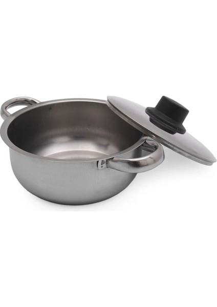 Paslanmaz Çelik Tencere Kalın Parlak Metal Hammade No.2 modelleri