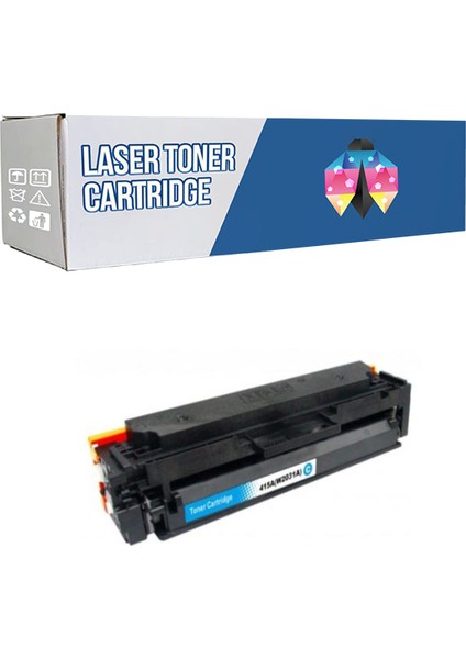 Hp 415A-W2031A Laserjet Pro Mfp M479FDW - M479FNW Mavi 2.400 Syf Çipsiz Muadil Toner