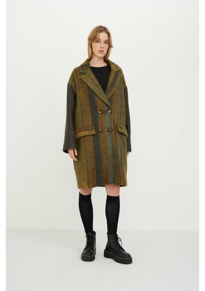 Batik Geçişli Kruvaze Kaban Standart Renk K2419007_089 indirimleri