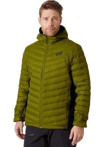 Verglas Hooded Down Hybrid Insulator Jacket Erkek Mont HHA.63007.461 Yeşil