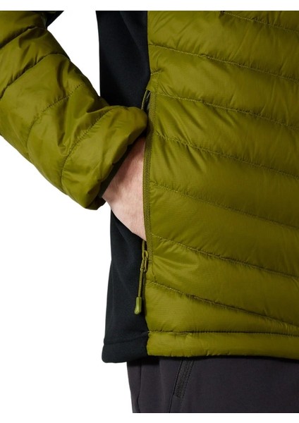 Verglas Hooded Down Hybrid Insulator Jacket Erkek Mont HHA.63007.461 Yeşil modelleri