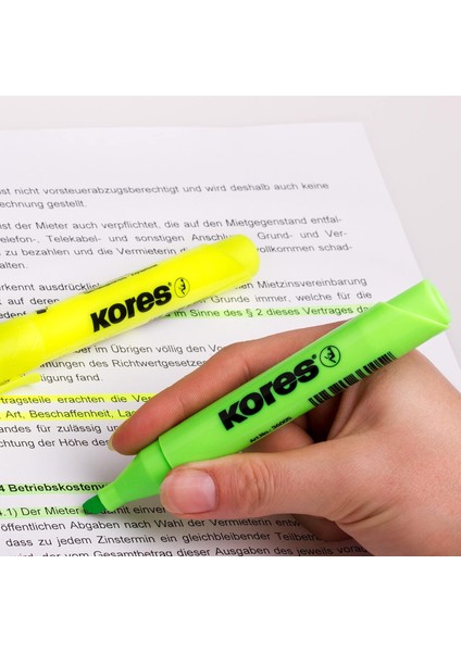 High Liner Plus, Fosforlu Kalem -Yeşil