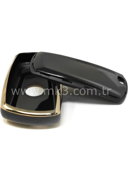 Bmw 1 3 5 7 Seri X1 X3 X4 X5 F10 F20 F30 F25 M3 M4 G20 G30 Nano Anahtar Kılıfı 4 Buton Siyah