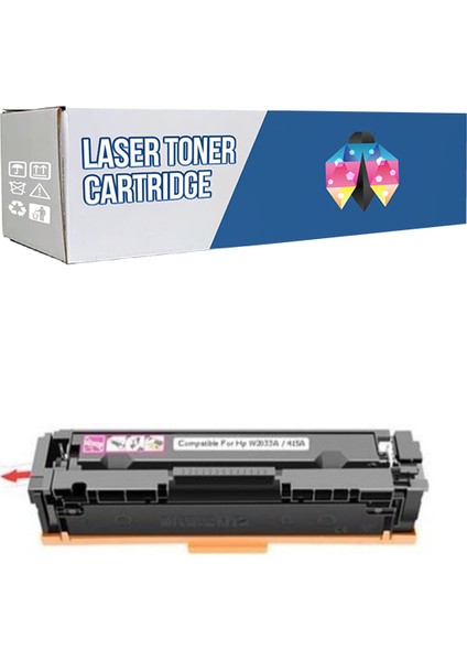 Hp 415A-W2033A Laserjet Pro Mfp M454DN Kırmızı 2.400 Syf Çipli Muadil Toner
