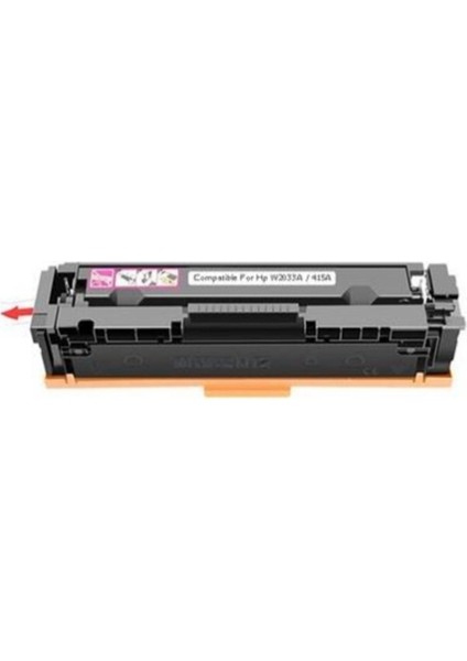 Hp 415A-W2033A Laserjet Pro Mfp M454DN Kırmızı 2.400 Syf Çipli Muadil Toner