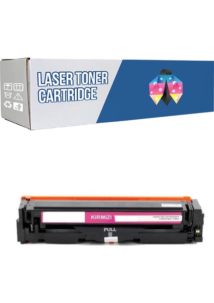 Canon CRG-054H/ CF540A/203A Kırmızı 3.100 Syf Muadil Toner