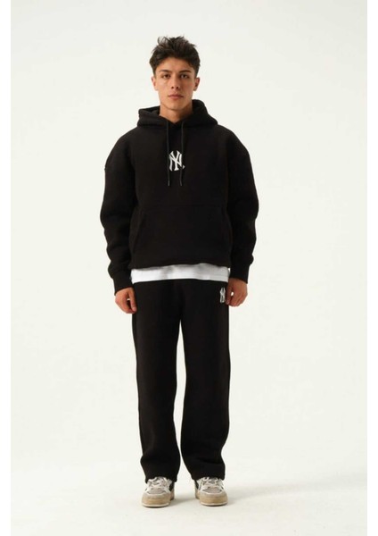 Unısex New York Baskılı 3 Iplik Eşofman Takımı