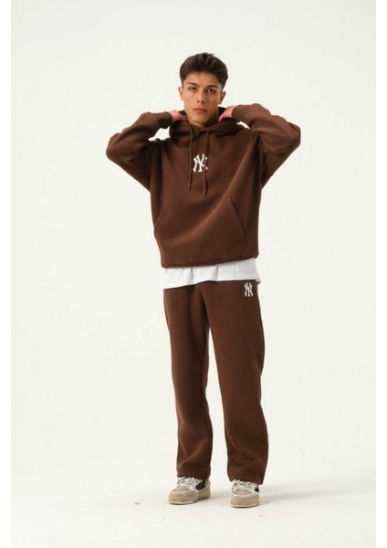 Unısex New York Baskılı 3 Iplik Eşofman Takımı fiyatları