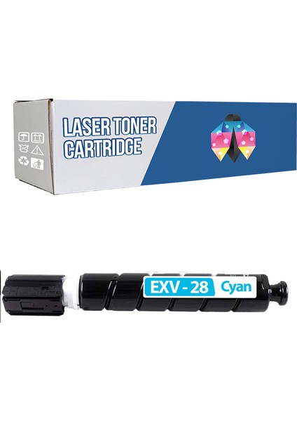 Canon Imagerunner Advance C5255 C-Exv-28 Mavi 38.000 Syf Muadil Toner