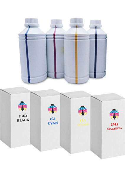 Safir  Toner  Brother  DCP-J105 Cmyk Muadil Mürekkep Seti