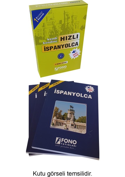 Hızlı Ispanyolca 1. Basamak (3 Kitap) (Seslendirmeli)