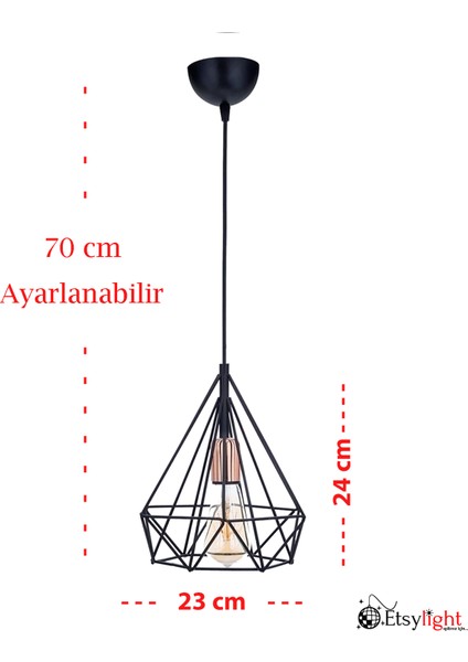 Piramit Br One, Salon Avize, Mutfak Avize, Antre Avize