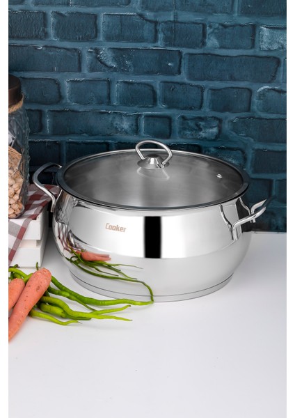 Paslanmaz Çelik Lara Derin Tencere 26 cm