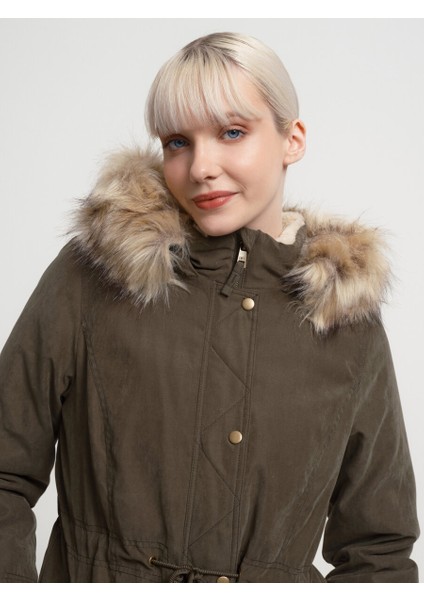 Loose Fit Kadın Mont